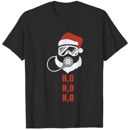 Discover SCUBADIVING H2O santa daughter T-shirt