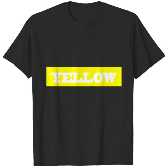 Discover YELLOW T-shirt