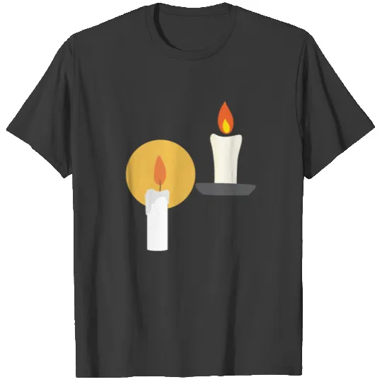 Funny Candle - Scary Creepy Spooky Halloween T-shirt