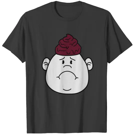 face shit heap heap heap shit floppy big head litt T-shirt