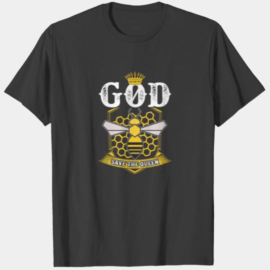 Beekeeper God Save the Queen Beekeep Gift T-shirt