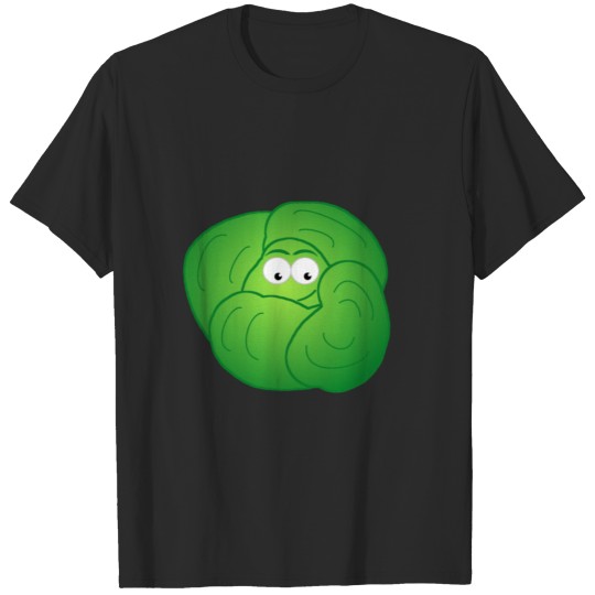 Discover Lettuce vegetables green T-shirt
