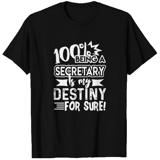 Secretary Is My Destiny T-shirt