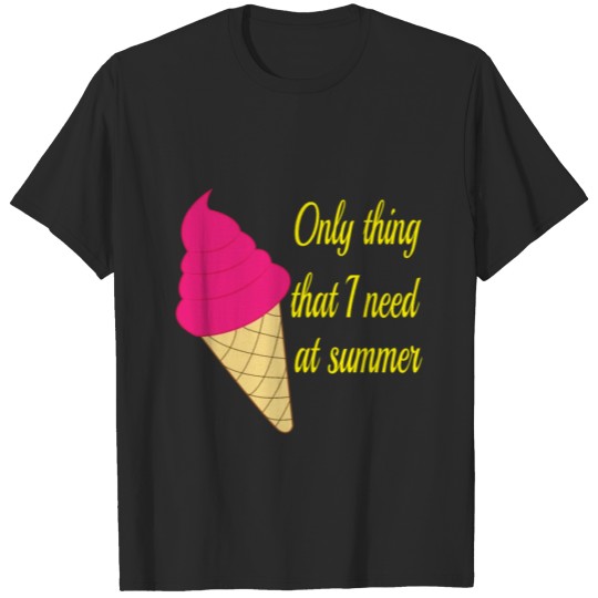 Discover A Summer Shirt Ice Cream Perfect Gift Idea T-shirt