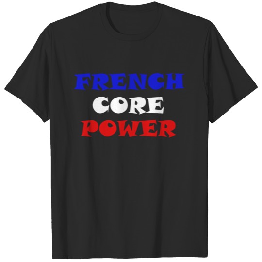 Discover Frenchcore Power Snap Color Flag T-shirt