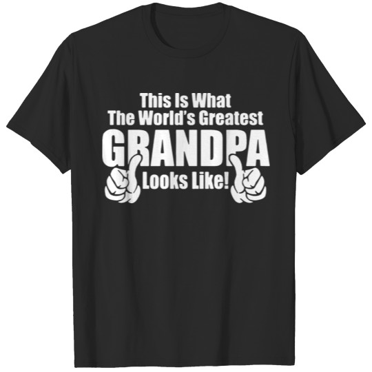 Discover World s Greatest Grandpa 1 T-shirt