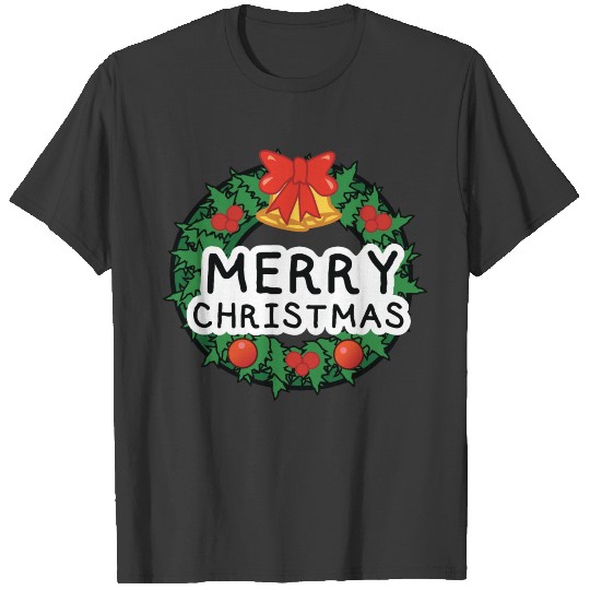 Christmas wreath T-shirt