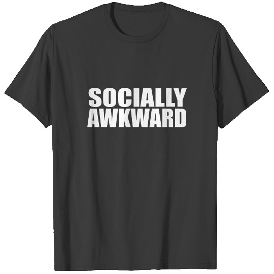 Socially Awkward Funny Nerd Geek Mens Loose Fit Co T-shirt