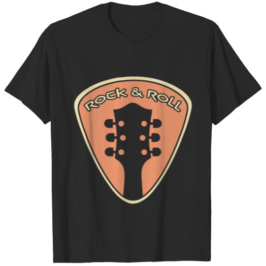 Discover Rock & Roll Guitar Pick Gift Guitarist Musucian T-shirt