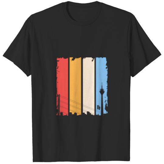 Discover Germany Duesseldorf City Vintage Retro Gift T-shirt