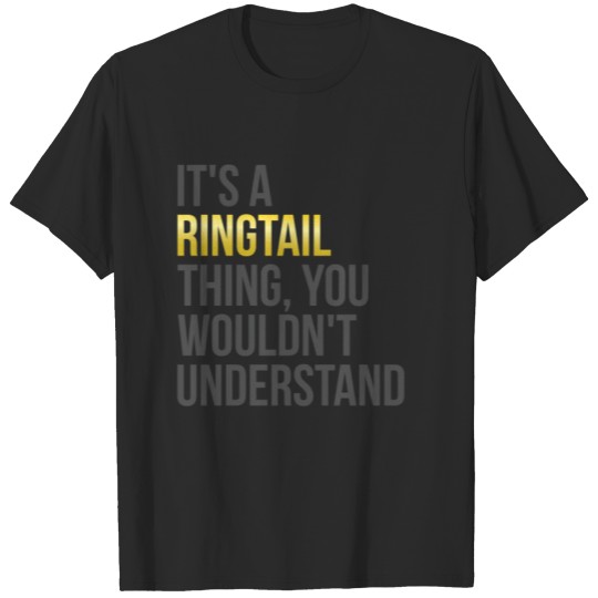 Discover Unique & Funny Ringtail Cat Tshirt Design T-shirt