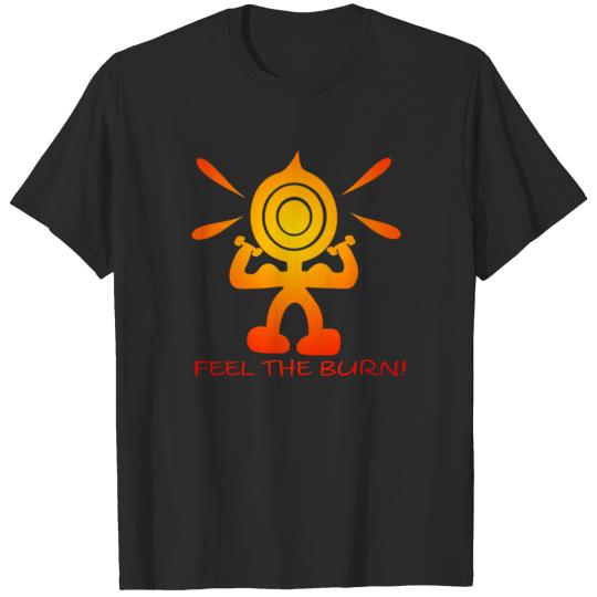Discover Feel The Burn Black Men's and Woman Funny Cool T-shirt