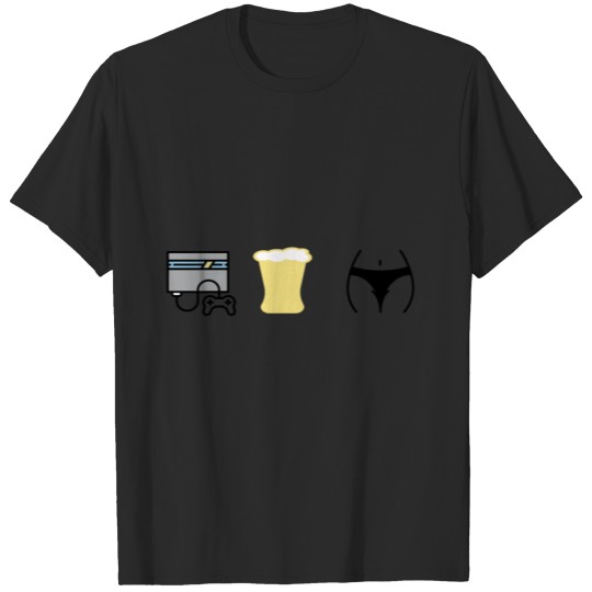 Discover Gaming beer girls T-shirt