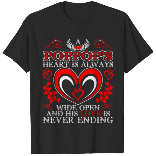 Discover A Poppops Heart Is Always Wide Open T-shirt