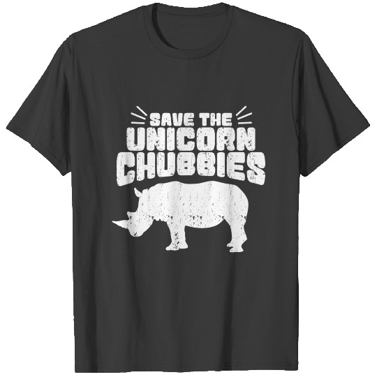 Fat unicorn Unicorn rhinoceros funny gift T-shirt