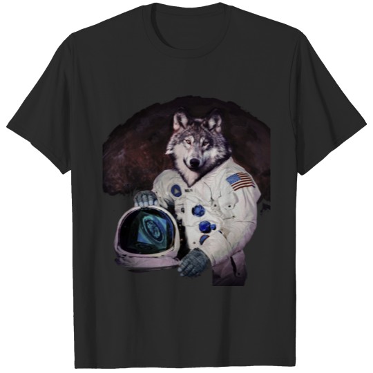Wolfy goest to Mars T-shirt
