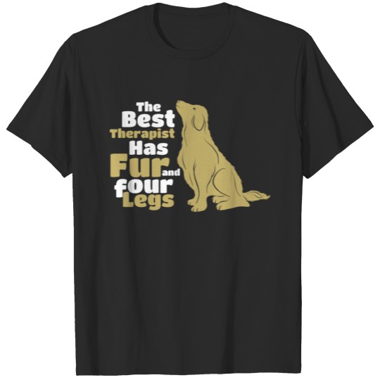Discover The Best Therapist Has Fur and four Legs T-shirt