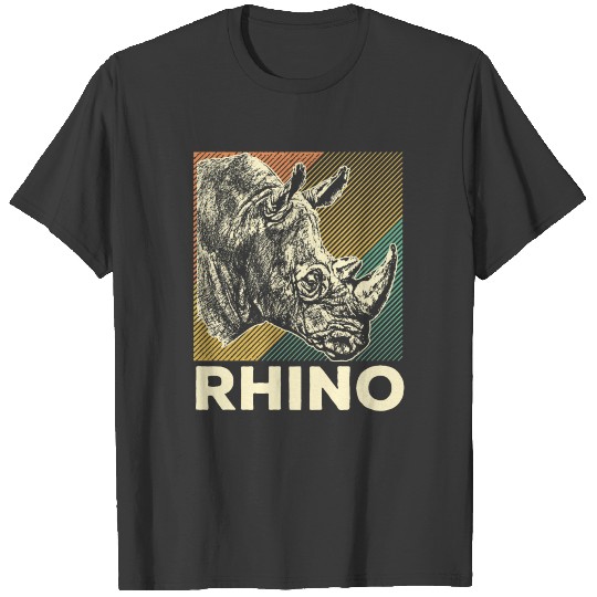 Rhino Animal Safari Rhinoceros Gift T-shirt