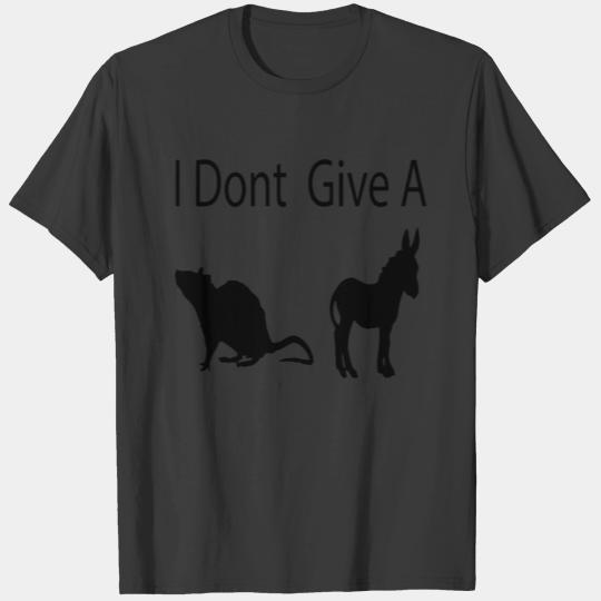 Mens I Don t Give A Rat s Ass Funny Shirt Triblend T-shirt
