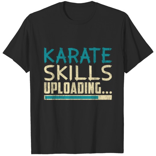 Discover Karate Skills Uploading pregnant karate wife T-shirt