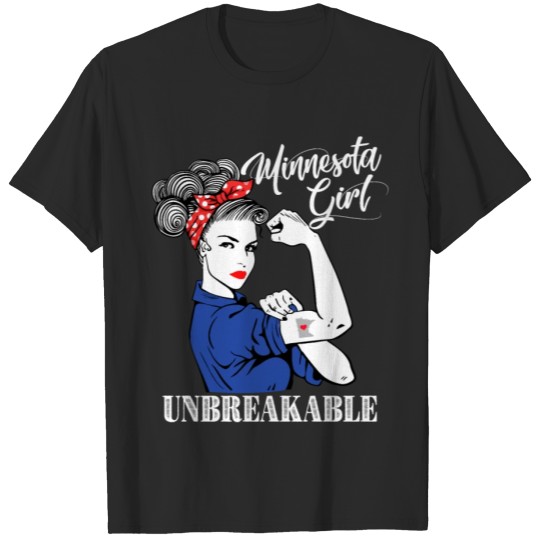 Discover Minnesota Girl Unbreakable T-shirt