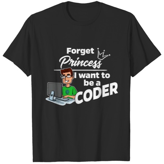 Discover Coder - Forget Princess T-shirt