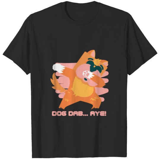 Discover Funny Dog Dabbing T-shirt
