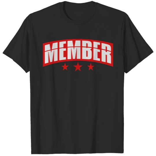 Discover friends emblem stars employee banner stamp sticker T-shirt