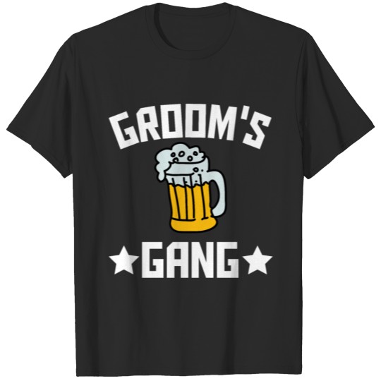 Discover Groom's Gang Beer Bachelor Party T-shirt