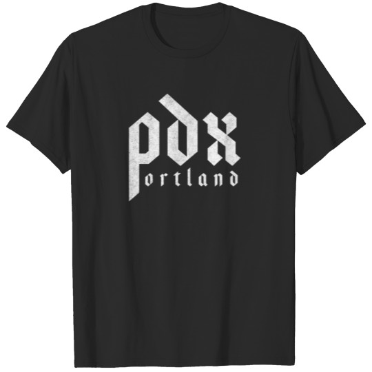 Vintage Classic Old English PDX Portland Oregon T-shirt