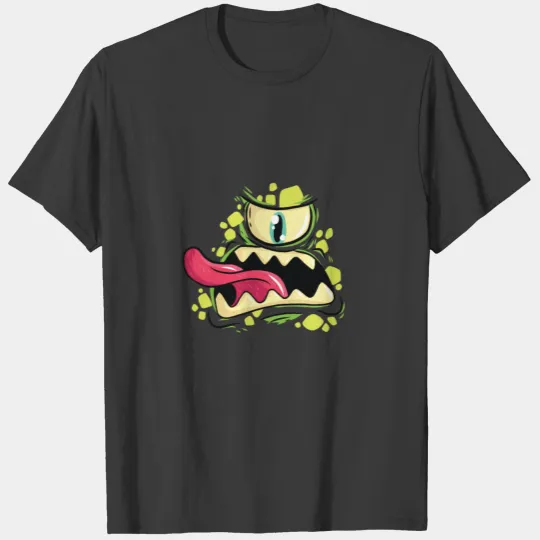 Cyclops monster face T-shirt
