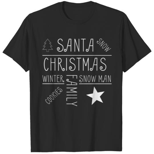 Discover chistmas winter santa snow T-shirt