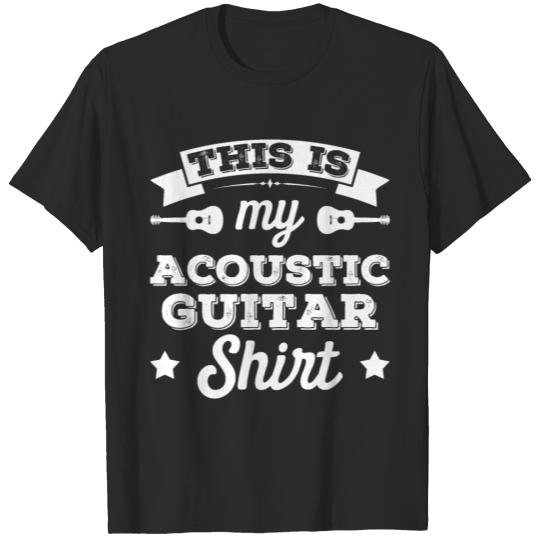 Discover This Is My Acoustic Guitar Shirt T-shirt