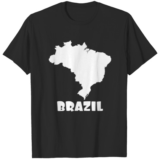 Discover Brazil Map T-shirt