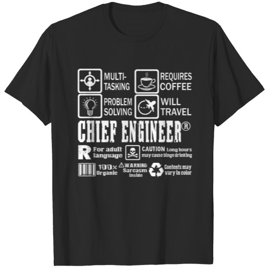 Chief Engineer Jobs Shirt T-shirt