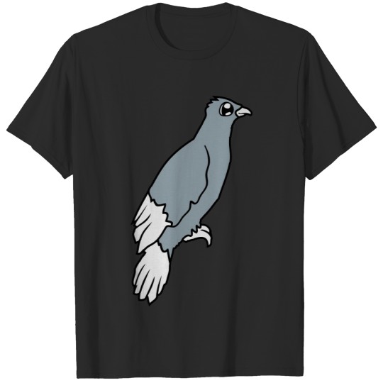 Discover cute cute cartoon cartoon face raven sitting eagle T-shirt