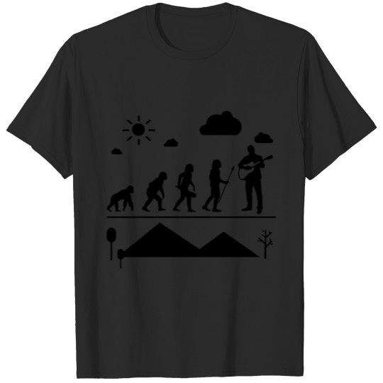 Discover Acoustic guitar Evolution Shirt T-shirt