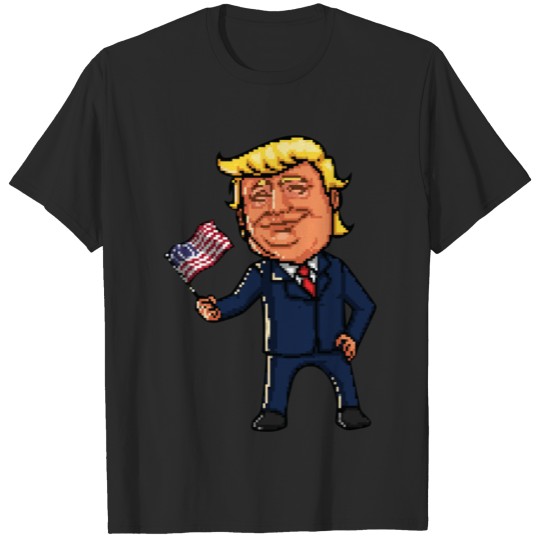 Pixel Donald Trump Designed by FriendlyStock.com T-shirt