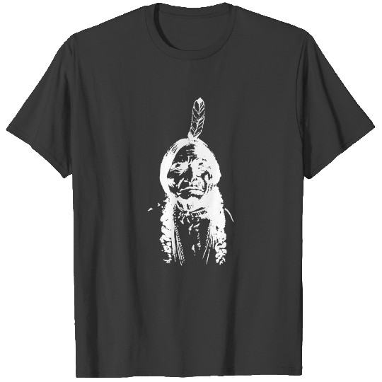 Sitting Bull Vintage Indian Native American TEE Ch T-shirt
