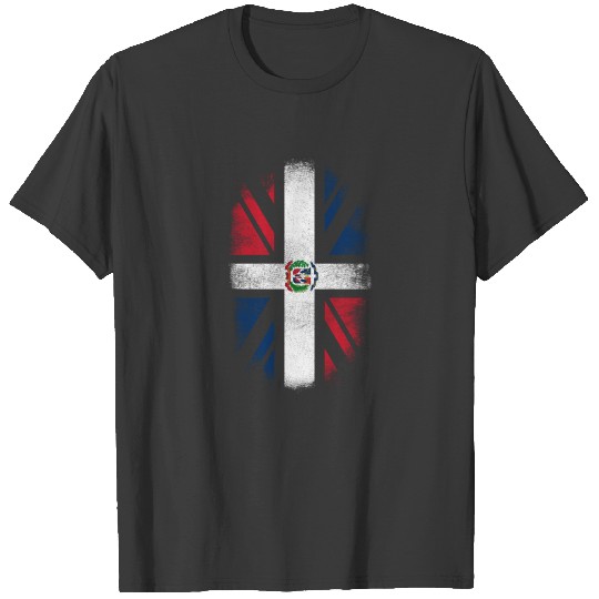 British Dominican Flag - Dominican Republic and T-shirt