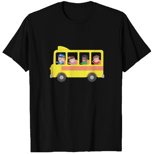 Yellow School Bus Kids T-shirt