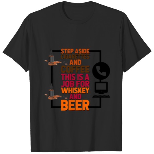 Discover path to success, Whiskey and beer, gift idea T-shirt