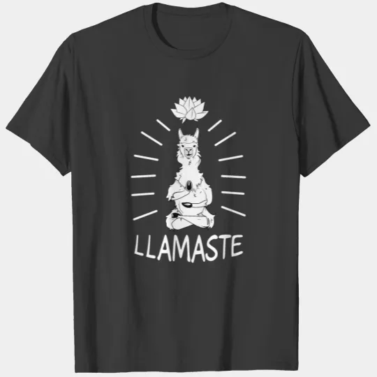 LLamaste yoga gift T-shirt