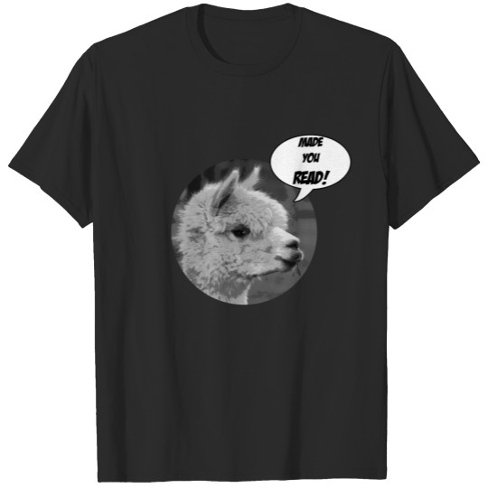 Made you read World Teachers day Alpaca Teacher T-shirt
