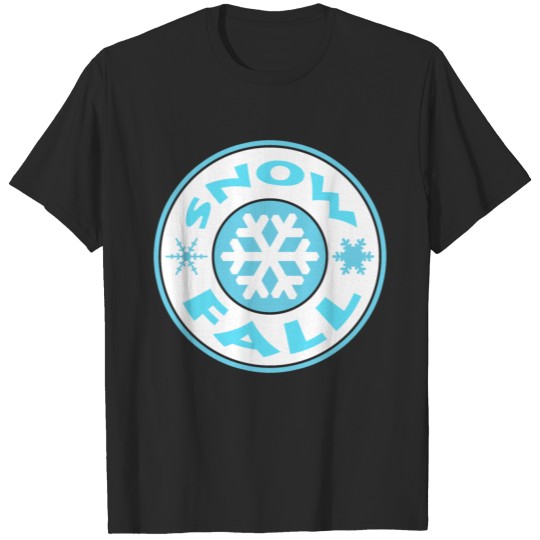 Discover Snow Winter Snowman Gift Ski Sledge T-shirt