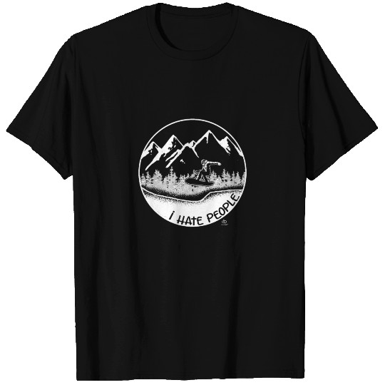 snowboarding because I hate people gift T-shirt