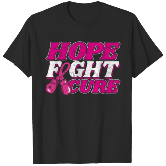 Discover Breast Cancer Awareness Hope Fight Cure Women's T-shirt