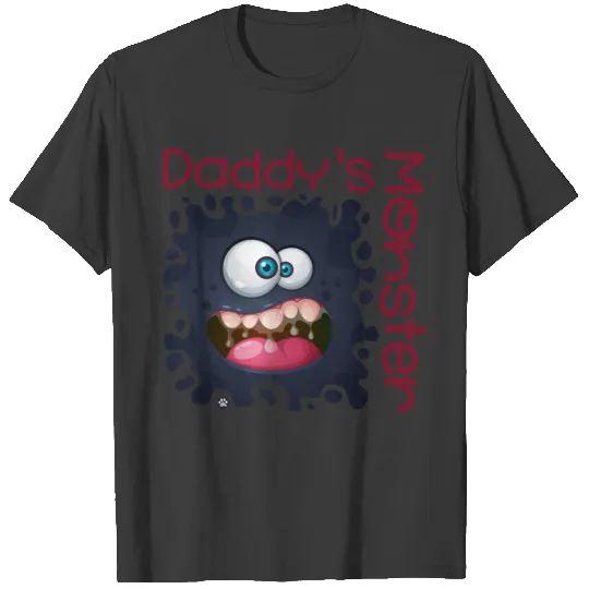 Daddy's Monster - Dark Blue T-shirt