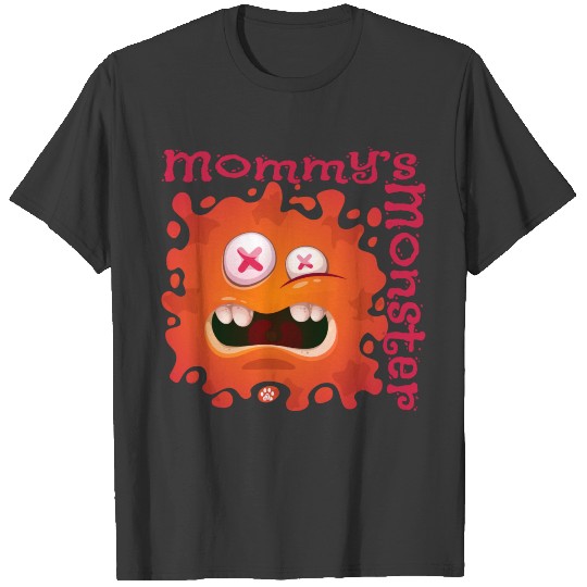 Mommy's Monster - Dark Orange T-shirt