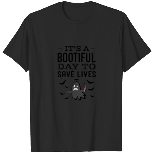 Discover It's A Bootiful Day To Save Lives Halloween T-shirt